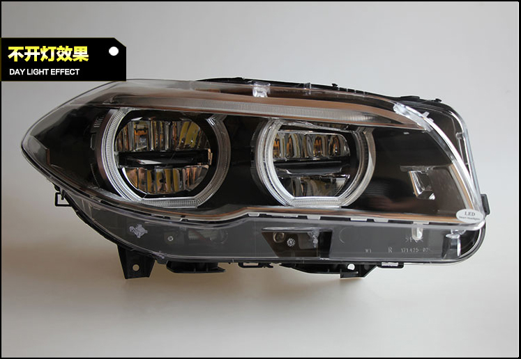寶馬5系車燈升級(jí)案例3
