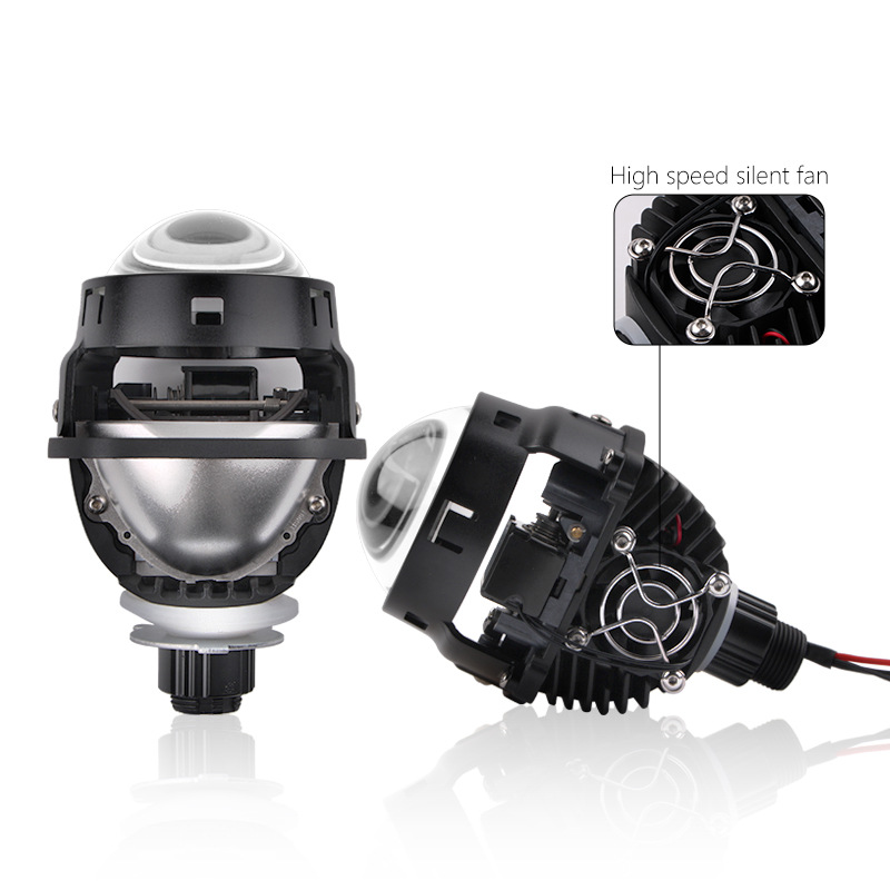 汽車2.5寸LED無損雙光透鏡大燈