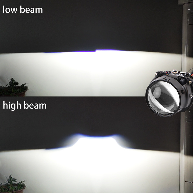汽車2.5寸LED無損雙光透鏡大燈