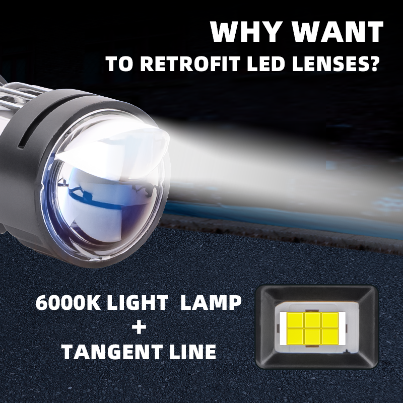  Y3Pro汽車(chē)H4透鏡LED激光大燈