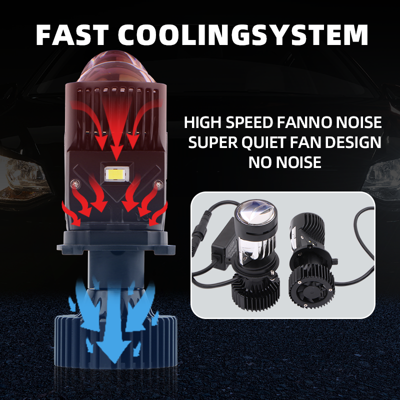  Y3Pro汽車(chē)H4透鏡LED激光大燈